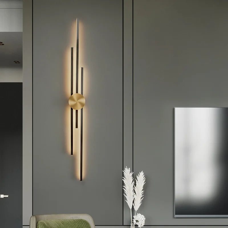 Modern Long Wall Lamp LED - Stylish Illumination for Living Room, Dining Area, and Bedroom