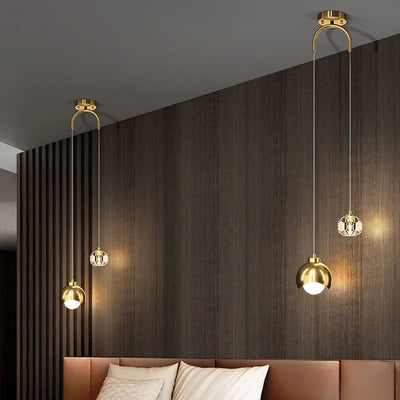 Nordic LED Pendant Chandelier: Perfect Lighting Fixture for Living, Dining Room, Bedroom, Bedside