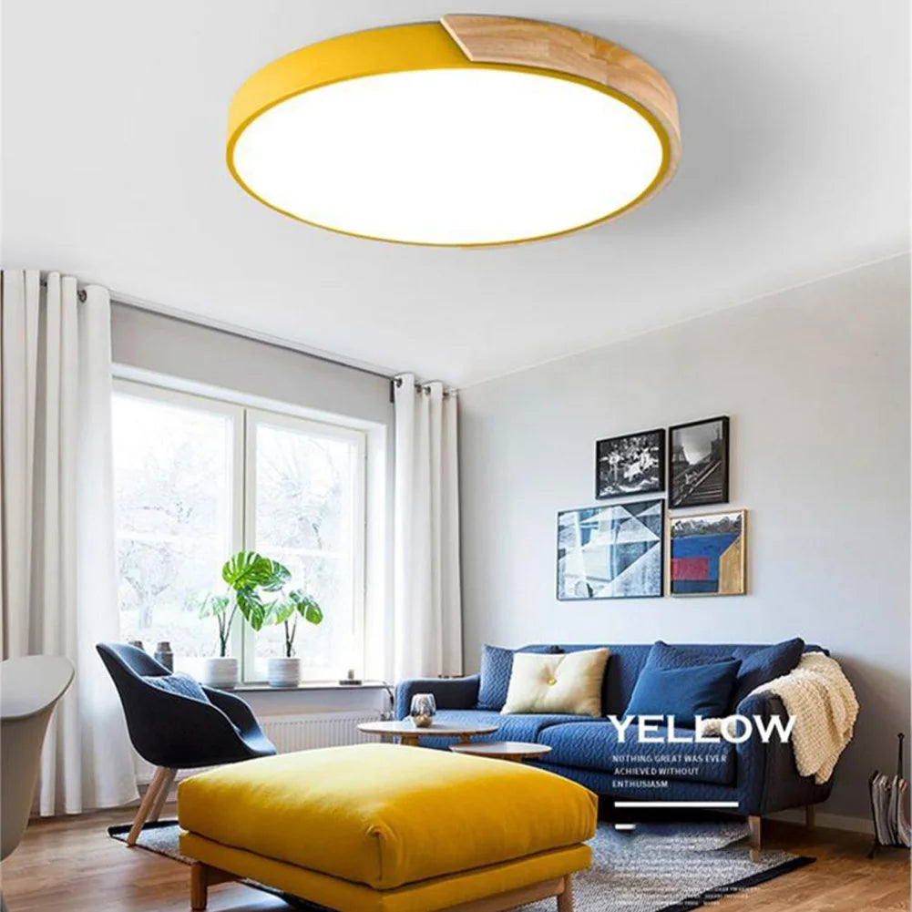 Modern Comfort and Control: The Dimmable LED Ceiling Light with Remote