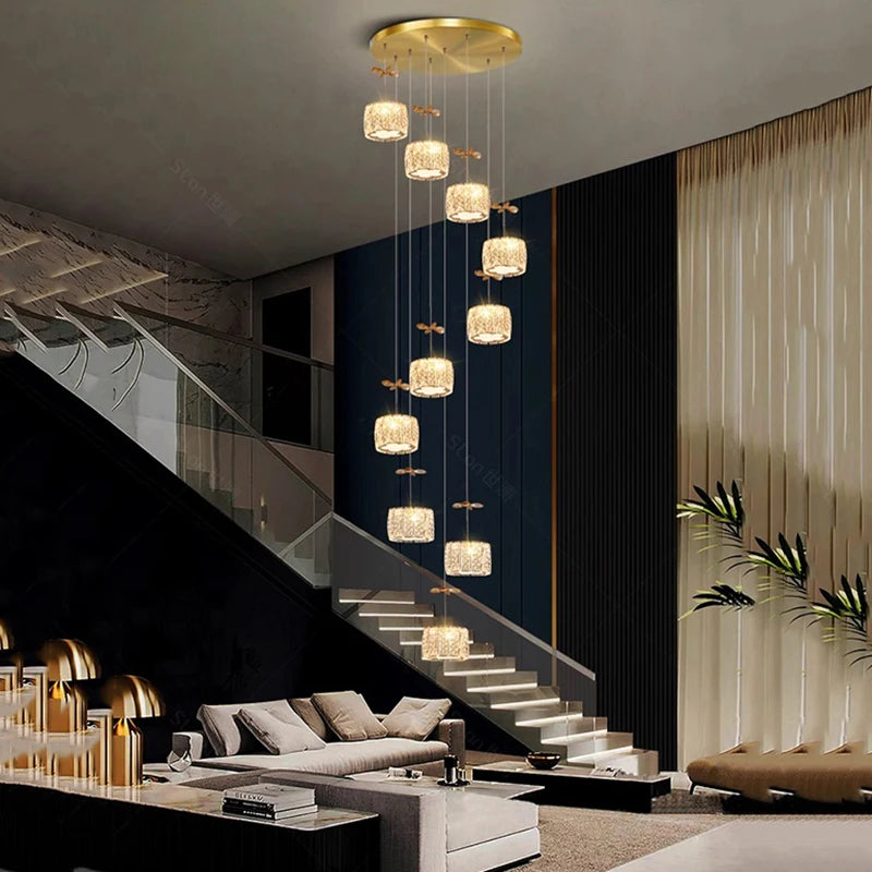 Modern LED Crystal Chandelier: Luxury Light with Modern Efficiency