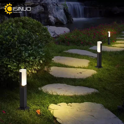 Modern Landscape Path Lights – Outdoor Wired Walkway Lamp for Courtyard and Villa