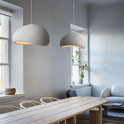 Nordic Wabi Sabi Wind Pendant Lamp for Living Dining Room Bar Home Decor Hanging Chandelier Bedroom Loft Art Lighting Fixture
