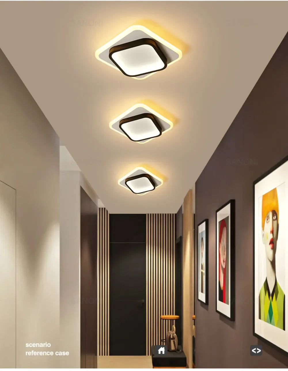 Modern LED Aisle Ceiling Light – Illuminate Your Spaces