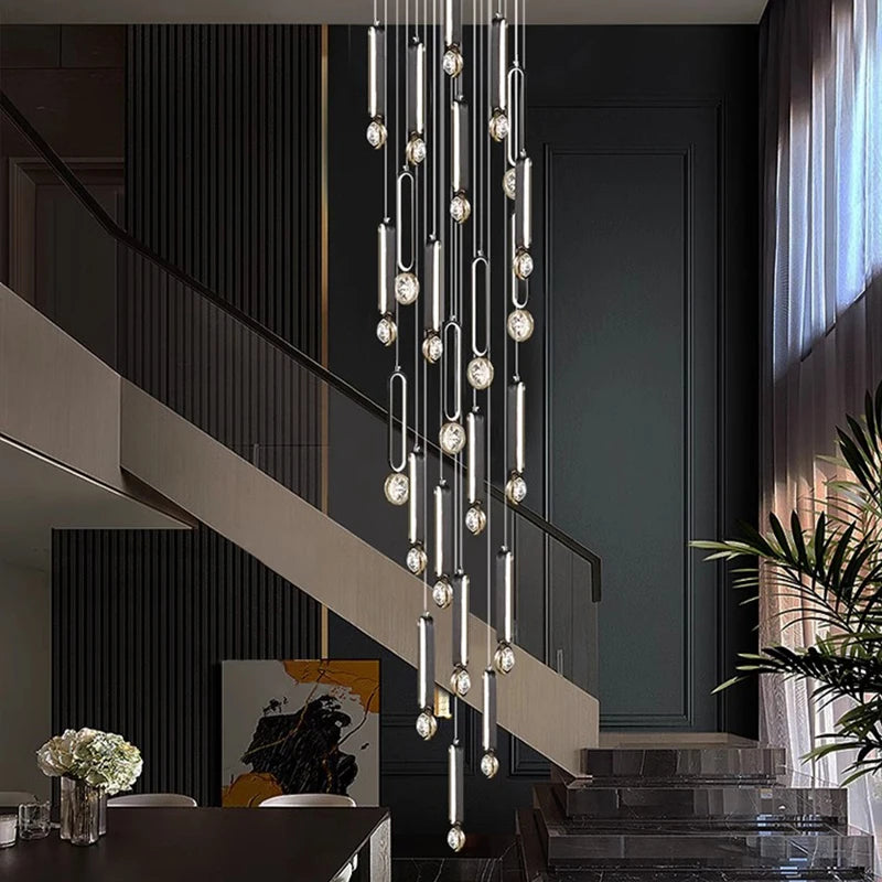 Modern Crystal Chandelier Pendant Lamp for Home Decoration - Interior Lighting Fixture