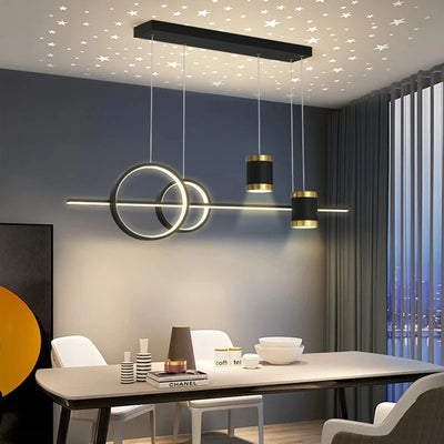 Modern LED Pendant Light – Luxury Dining Room Starry Chandelier