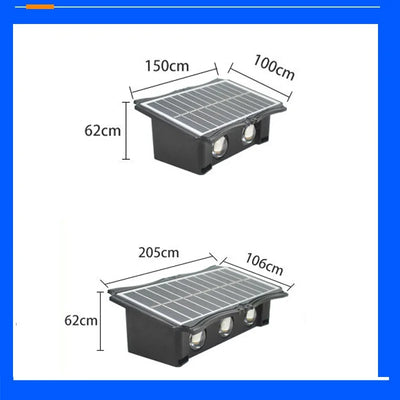 Solar LED Outdoor Up and Down Wall Lamps Lighting for Balcony, Courtyard and Garden