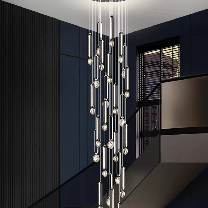 Modern Crystal Chandelier Pendant Lamp for Home Decoration - Interior Lighting Fixture