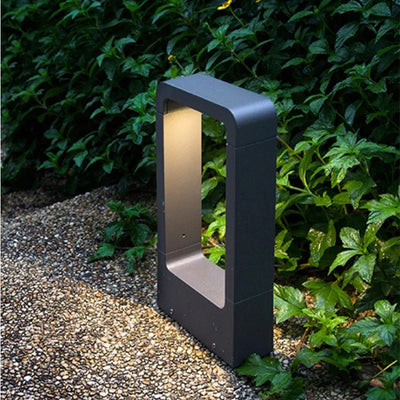 Modern Aluminum 10W LED Outdoor Lawn Light – IP65 Waterproof Garden Bollard Lamp