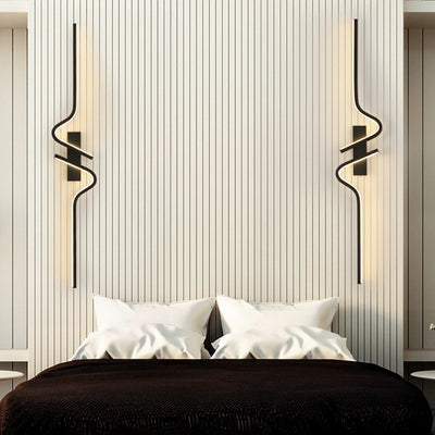 Modern Minimalist LED Strip Wall Lamp: Perfect for Bedroom Bedside or Living Room TV Sofa Background