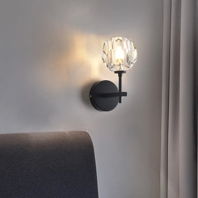 Nordic Luxury Crystal Wall Lamp: Enhance Bedroom and Corridor with Modern Background Lighting