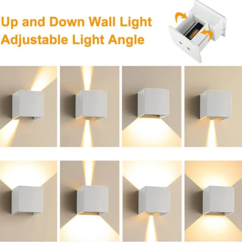 LED Wall Light – Waterproof Outdoor & Indoor Decor