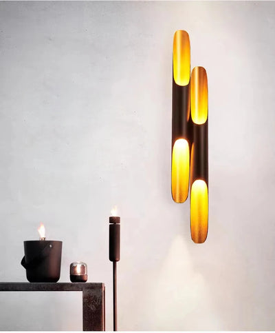 Industrial Retro Aluminum Tube Wall Lamps - Modern Style for Dining, Living, Bedroom, and More