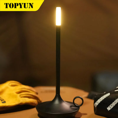 Wireless Rechargeable Touch Lamp: Ideal for Bedroom, Camping, or Desk Use